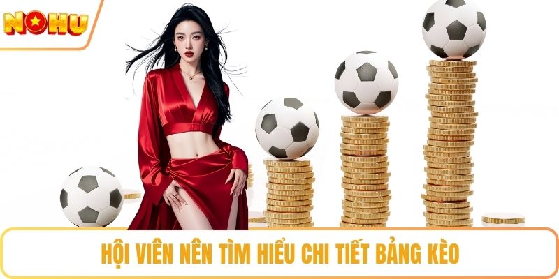 Hội viên nên tìm hiểu chi tiết bảng kèo