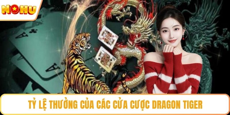 Tỷ lệ thưởng của các cửa cược Dragon Tiger